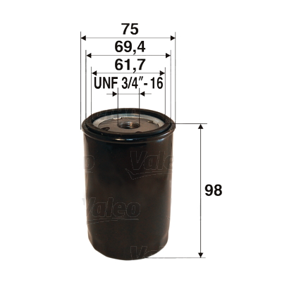 Öljynsuodatin VALEO 586067