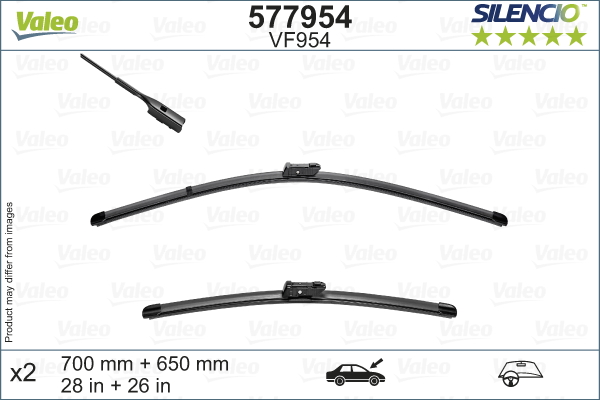 Pyyhkijänsulka VALEO 577954