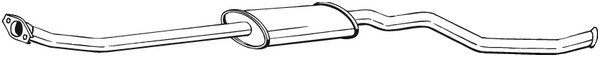 Keskipönttö BOSAL 288-101