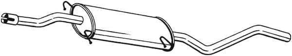 Keskipönttö BOSAL 284-431