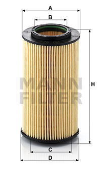 Öljynsuodatin MANN-FILTER HU 824 x