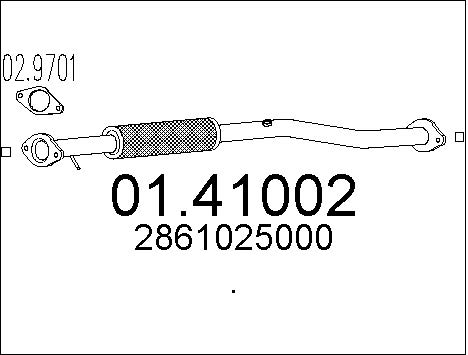 Pakoputki MTS 01.41002