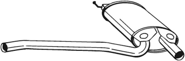 Keskipönttö BOSAL 105-167