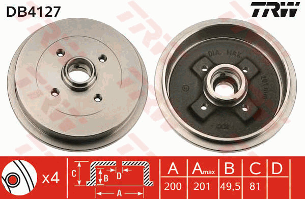 Jarrurumpu TRW DB4127