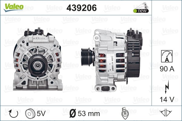 Laturi VALEO 439206