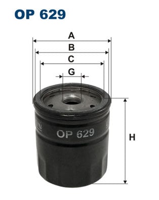 Öljynsuodatin FILTRON OP 629