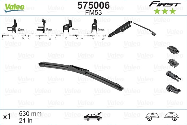 Pyyhkijänsulka VALEO 575006