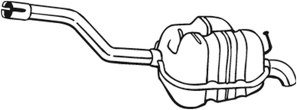 Takaäänenvaimentaja BOSAL 233-161