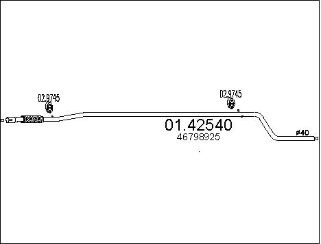 Pakoputki MTS 01.42540