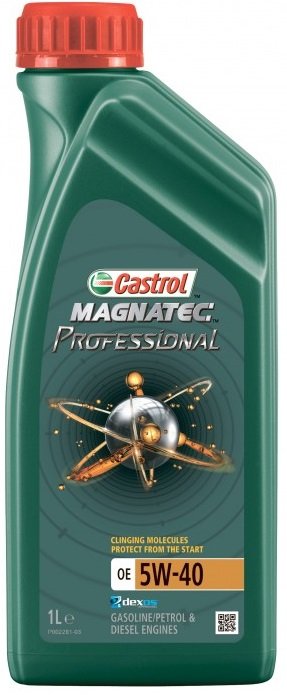 Moottoriöljy CASTROL 5W40 MAGNATEC PROFESSIONAL OE 1L