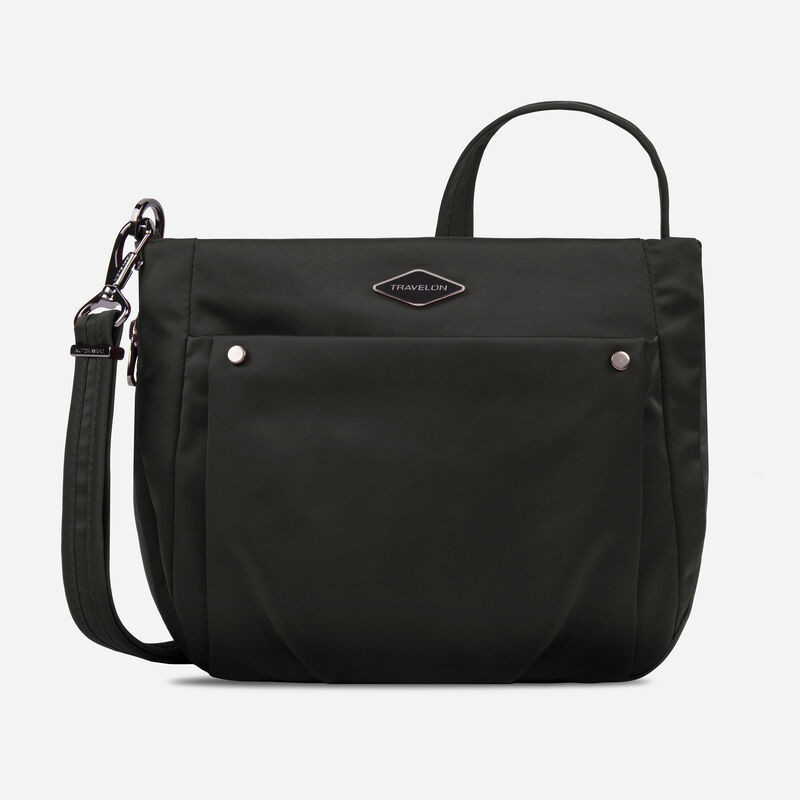 Travelon Anti-Theft Parkview Expansion Crossbody turvaolkalaukku, Black