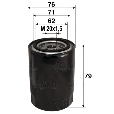 Öljynsuodatin VALEO 586037