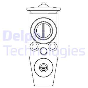 Paisuntaventtiili, ilmastointilaite DELPHI CB1011V