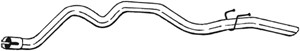 Pakoputki, Takana, TOYOTA HIACE Buss IV, HIACE Skåp IV, 174305B250, 174305B260