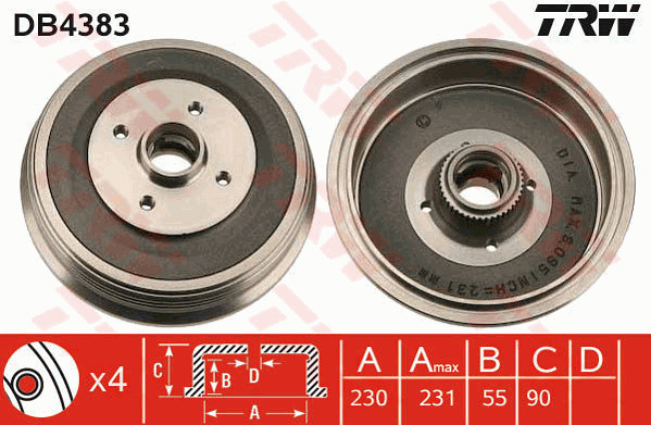 Jarrurumpu TRW DB4383