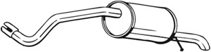 Takaäänenvaimentaja, SEAT CORDOBA, SKODA FABIA Combi I, FABIA Combi II, FABIA Praktik I, FABIA Sedan I, 6Q9253609AM, 6Q9253609AP