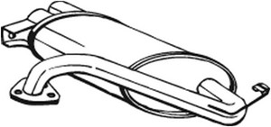 Takaäänenvaimentaja, MITSUBISHI COLT III, LANCER IV, LANCER Halvkombi IV, EMB687505, EMB687510, EMB687510Q, MB514121, MB514484, MB687505