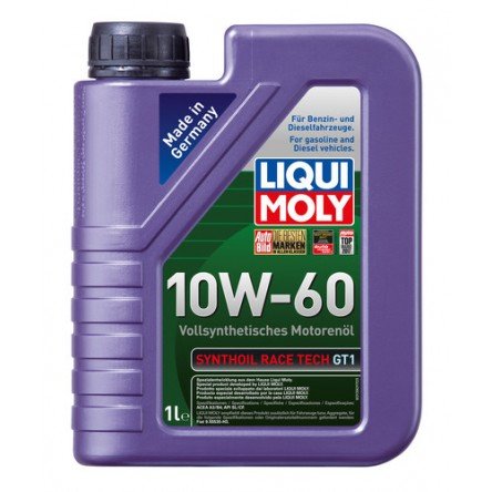 Moottoriöljy LIQUI MOLY SYNTHOIL RACE TECH GT1 10W60 1L