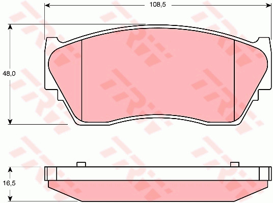 Jarrupalasarja, levyjarru TRW GDB1170