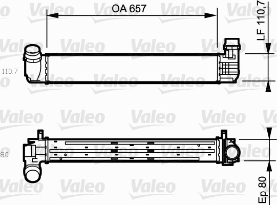 Välijäähdytin VALEO 818870