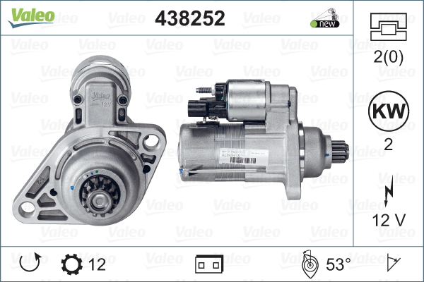 Startteri VALEO 438252