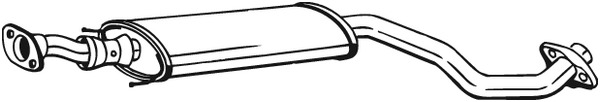Keskipönttö BOSAL 284-625