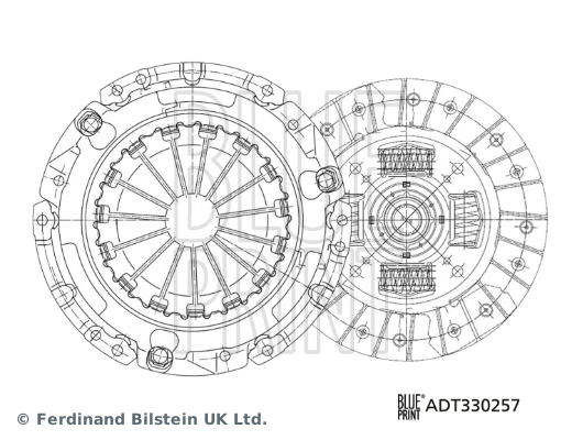 Kytkinpaketti BLUE PRINT ADT330257