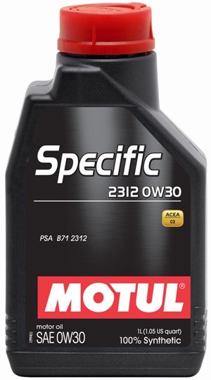 Moottoriöljy MOTUL SPECIFIC 2312 PSA 0W30 1L