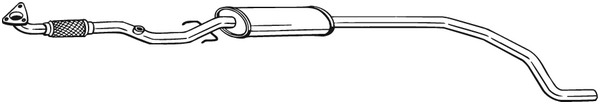 Keskipönttö BOSAL 293-007