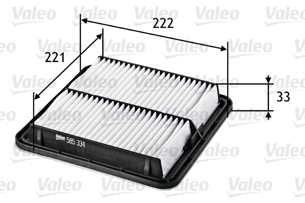 Ilmansuodatin VALEO 585334