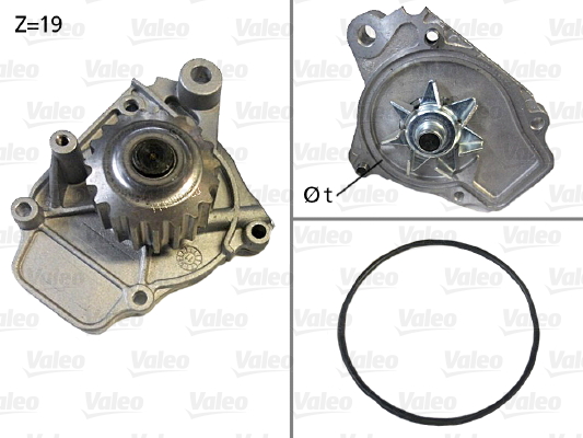 Vesipumppu VALEO 506045
