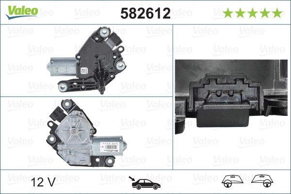 Wiper Motor VALEO 582612