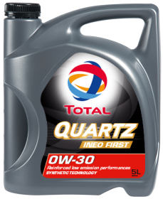 Moottoriöljy TOTAL 0W30 QUARTZ INEO FIRST 5L