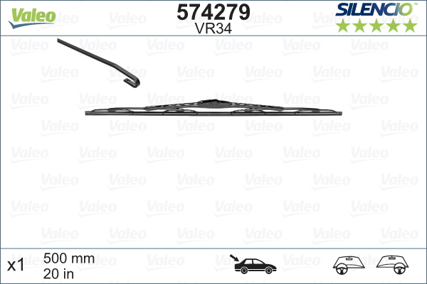 Pyyhkijänsulka VALEO 574279
