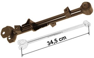 Tukivarsi, pyöräntuenta, Taka-akseli, vasen, MITSUBISHI GALANT V, GALANT VI, GALANT Kombi VI, GALANT Sedan V, MB864727