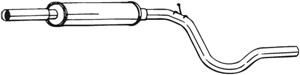 Keskiäänenvaimentaja, SEAT INCA, VW CADDY Minibus, minivan II, CADDY Skåp/stor limousine II, 6K9253409B, 6K9253409N, JZW253409P