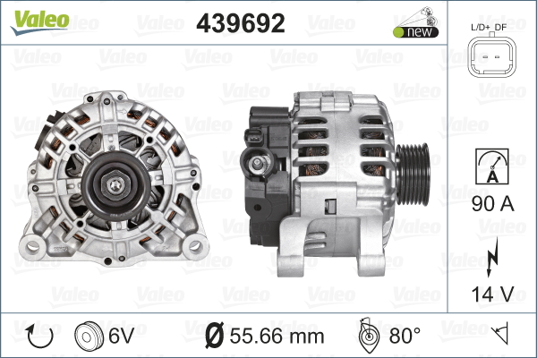 Laturi VALEO 439692