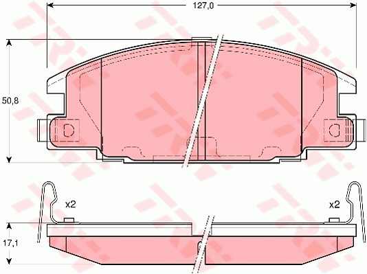 Jarrupalasarja, levyjarru TRW GDB3161