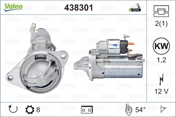 Startteri VALEO 438301