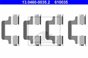 Tarvikesarja, jarrupala, Taka-akseli, AUDI A3, A3 Sportback, VW EOS, PASSAT, PASSAT Variant, 8P0 615 231