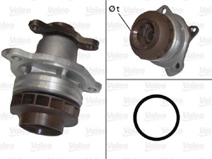 Vesipumppu, NISSAN,OPEL,RENAULT,VAUXHALL, 2101000Q0C, 21010-00Q0C, 2101000Q0K, 21010-00Q0K, 210103098R, 4423461, 4431125, 8200332040, 93