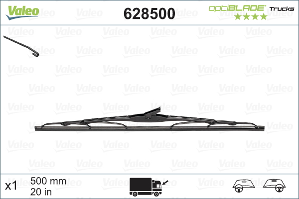 Pyyhkijänsulka VALEO 628500