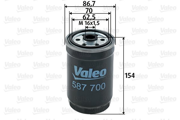 Polttoainesuodatin VALEO 587700