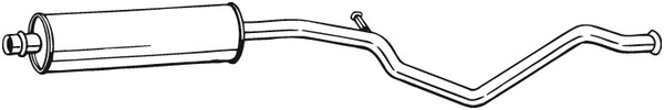 Keskipönttö BOSAL 285-325