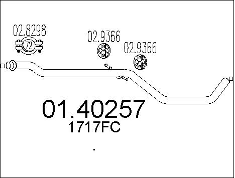 Pakoputki MTS 01.40257