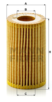 Öljynsuodatin MANN-FILTER HU 611 x