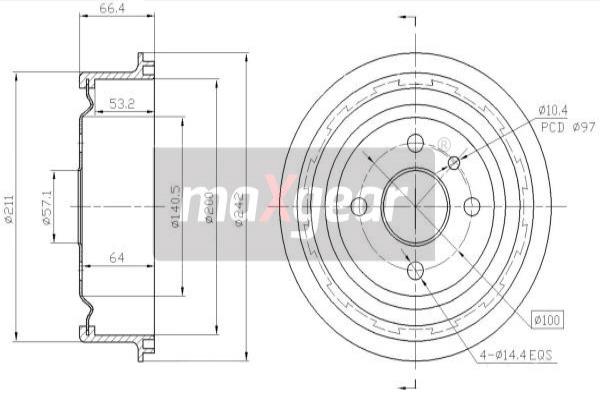 Jarrurumpu MAXGEAR 19-0824