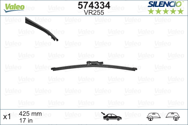 Pyyhkijänsulka VALEO 574334