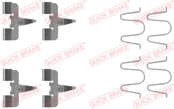 Tarvikesarja, jarrupala QUICK BRAKE 109-1207