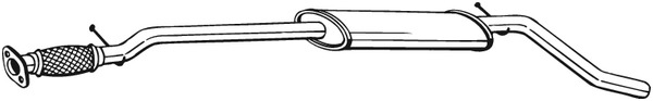 Keskipönttö BOSAL 287-455
